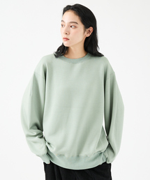 FORTUNA HOMME | 【FORTUNA/フォルトゥナ】TECH SWEAT CREW NECK /トロミ鹿子ダンボールプルオーバースウェット【WEB限定】(スウェット)