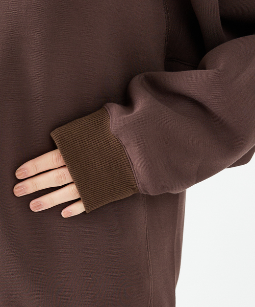 FORTUNA HOMME（フォルトゥナオム）の「【FORTUNA/フォルトゥナ】TECH SWEAT CREW NECK /トロミ鹿子ダンボールプルオーバースウェット【WEB限定】（スウェット・メンズ・ブラック/ブラウン/グリーン・M/L）」の11枚目の写真