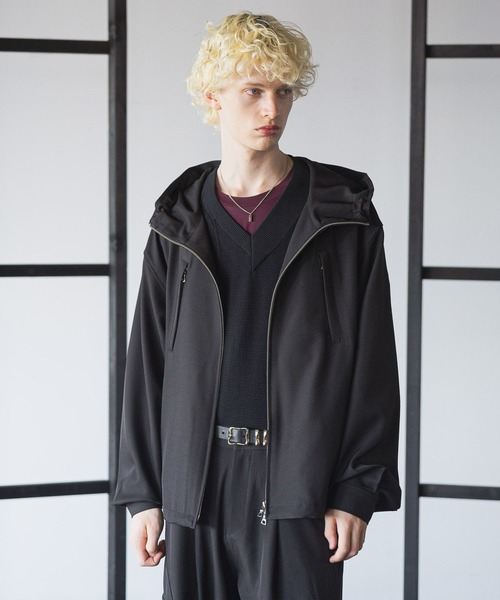 HARE(ハレ)の「【SET UP対応】ルーズラインフードブルゾン(HARE)(ブルゾン・メンズ・ブルー/グレー/ブラック・MEDIUM/SMALL)」の17枚目の写真