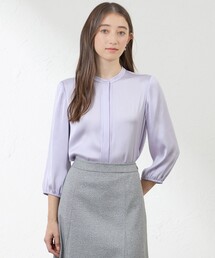 AMACA（アマカ）の「ブライトストレッチフロントタックブラウス（シャツ/ブラウス）」