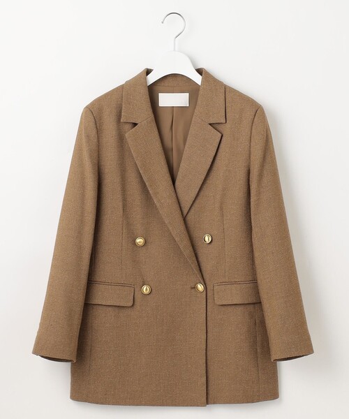 セール】シルクネップツイード ジャケット（テーラードジャケット