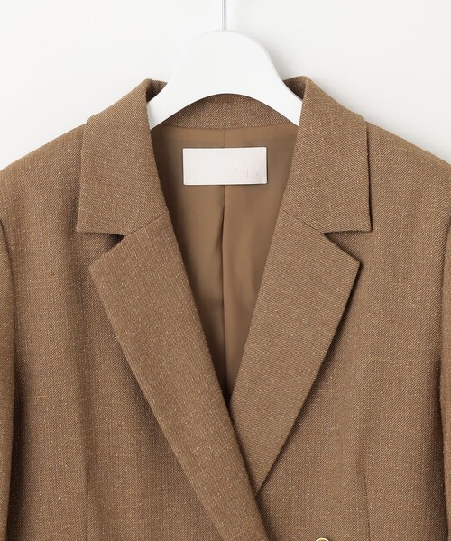 セール】シルクネップツイード ジャケット（テーラードジャケット