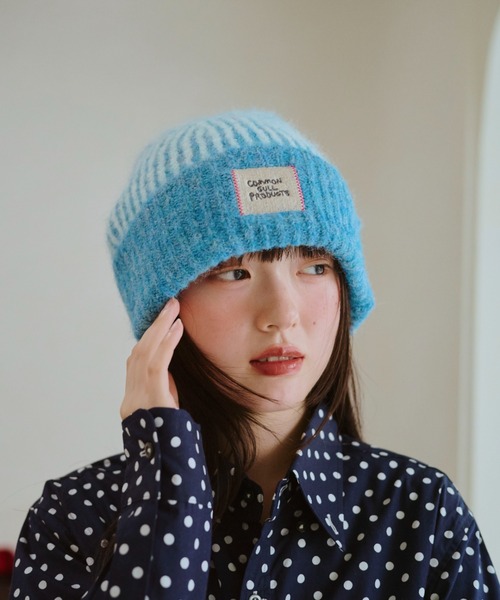 common gull products 記憶の中のガル　ニット帽　ピンク common gull products. ニット帽 ニットキャップ 記憶の中の