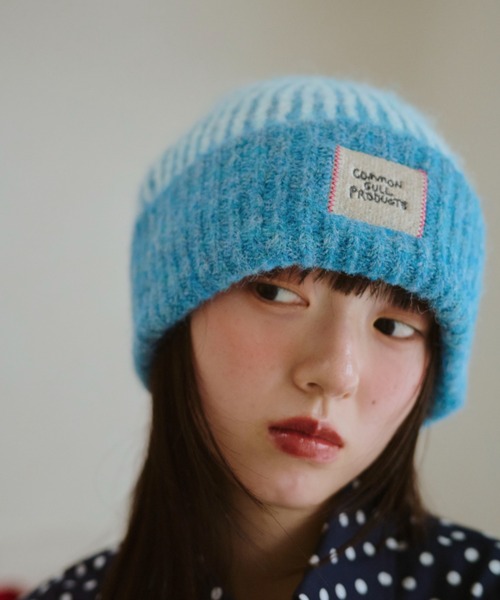 common gull products 記憶の中のガル　ニット帽　ビーニー 記憶の中のガルニット帽（ニットキャップ/ビーニー）｜common