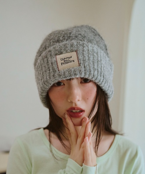 common gull products 記憶の中のガル　ニット帽　ピンク common gull products. ニット帽 ニットキャップ 記憶の中の