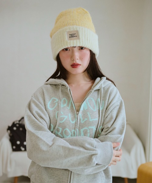 common gull products 記憶の中のガル　ニット帽　ビーニー 記憶の中のガルニット帽（ニットキャップ/ビーニー）｜common