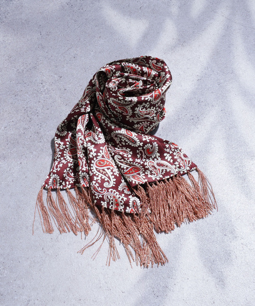 ZIP FIVE（ジップファイブ）の「老舗英国ブランド TOOTAL 100% ピュアシルクスカーフ（バンダナ/スカーフ・メンズ・スカイブルー/ピンク/グリーン/その他/マルチ/マスタード/レッド系/レッド系1/レッド系3/レッド系4/オレンジ系/ブラック系4/ブラウン系/ブルー系/ブルー系1/ブルー系2/パープル系/ナチュラル/アクア/イエロー系その他2/ブラック系1/ブラック系2/ブラック系3/ホワイト系・FREE）」の7枚目の写真