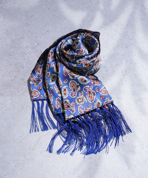 ZIP FIVE（ジップファイブ）の「老舗英国ブランド TOOTAL 100% ピュアシルクスカーフ（バンダナ/スカーフ・メンズ・スカイブルー/ピンク/グリーン/その他/マルチ/マスタード/レッド系/レッド系1/レッド系3/レッド系4/オレンジ系/ブラック系4/ブラウン系/ブルー系/ブルー系1/ブルー系2/パープル系/ナチュラル/アクア/イエロー系その他2/ブラック系1/ブラック系2/ブラック系3/ホワイト系・FREE）」の13枚目の写真