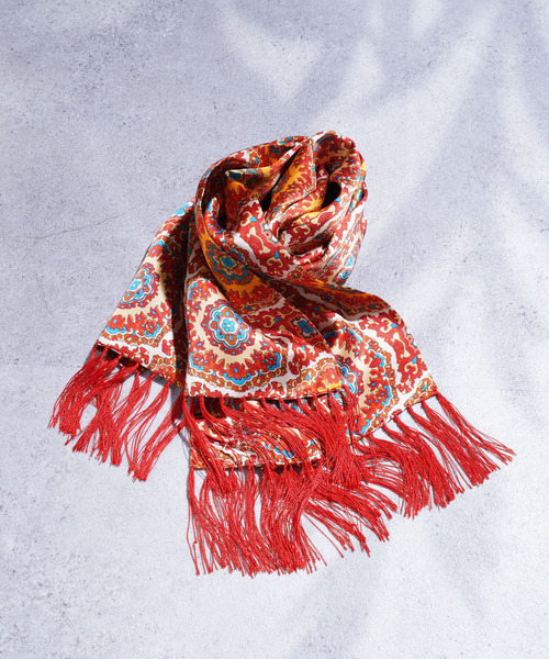 ZIP FIVE（ジップファイブ）の「老舗英国ブランド TOOTAL 100% ピュアシルクスカーフ（バンダナ/スカーフ・メンズ・スカイブルー/ピンク/グリーン/その他/マルチ/マスタード/レッド系/レッド系1/レッド系3/レッド系4/オレンジ系/ブラック系4/ブラウン系/ブルー系/ブルー系1/ブルー系2/パープル系/ナチュラル/アクア/イエロー系その他2/ブラック系1/ブラック系2/ブラック系3/ホワイト系・FREE）」の19枚目の写真