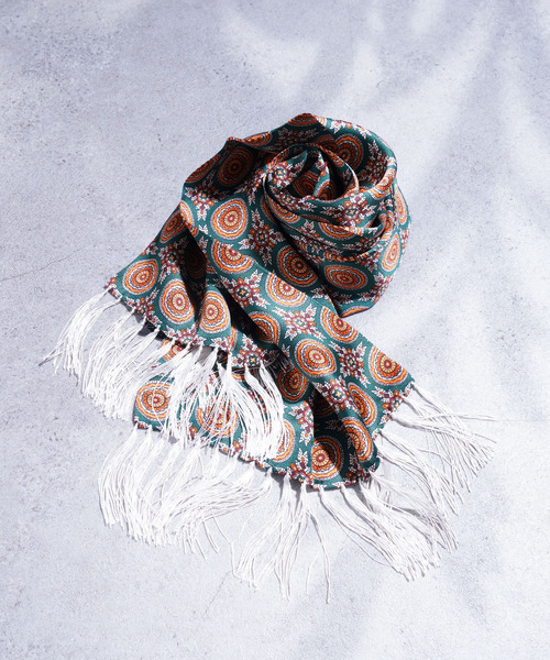 ZIP FIVE（ジップファイブ）の「老舗英国ブランド TOOTAL 100% ピュアシルクスカーフ（バンダナ/スカーフ・メンズ・スカイブルー/ピンク/グリーン/その他/マルチ/マスタード/レッド系/レッド系1/レッド系3/レッド系4/オレンジ系/ブラック系4/ブラウン系/ブルー系/ブルー系1/ブルー系2/パープル系/ナチュラル/アクア/イエロー系その他2/ブラック系1/ブラック系2/ブラック系3/ホワイト系・FREE）」の9枚目の写真