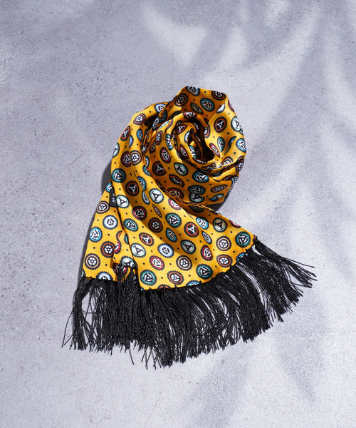 ZIP FIVE（ジップファイブ）の「老舗英国ブランド TOOTAL 100% ピュアシルクスカーフ（バンダナ/スカーフ・メンズ・スカイブルー/ピンク/グリーン/その他/マルチ/マスタード/レッド系/レッド系1/レッド系3/レッド系4/オレンジ系/ブラック系4/ブラウン系/ブルー系/ブルー系1/ブルー系2/パープル系/ナチュラル/アクア/イエロー系その他2/ブラック系1/ブラック系2/ブラック系3/ホワイト系・FREE）」の15枚目の写真