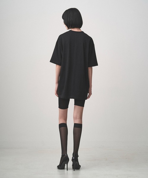 Juha（ユハ）の「SIGNATURE TEE（Tシャツ/カットソー・メンズ・チャコールグレー/ブラック/ホワイト・3/4）」の6枚目の写真