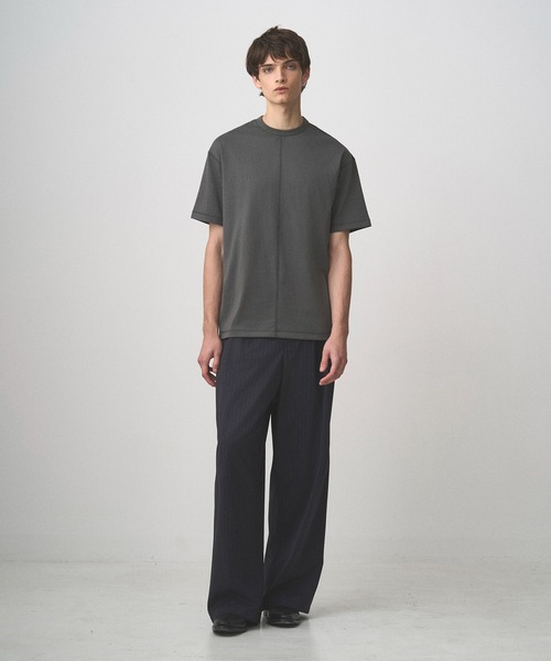 Juha（ユハ）の「SIGNATURE TEE（Tシャツ/カットソー・メンズ・チャコールグレー/ブラック/ホワイト・3/4）」の7枚目の写真