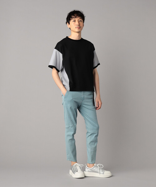 β MEN(ベータメン)の「ストレッチデニム パンツ(デニムパンツ・メンズ・サックスブルー/ネイビー・M/L)」の8枚目の写真