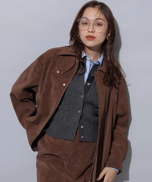 アルページュストーリー　テンセルコットンシアーブルゾン　新品 Arpegestory☆アルページュストーリー☆テンセルコットンシアー