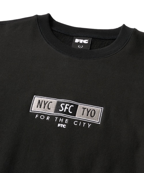 FTC（エフティーシー）の「BIG CITY CREW NECK（スウェット・メンズ・ブラック/ネイビー/アッシュ/グリーン・X-LARGE/LARGE/MEDIUM/SMALL）」の5枚目の写真