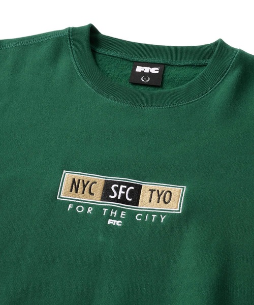 FTC（エフティーシー）の「BIG CITY CREW NECK（スウェット・メンズ・ブラック/ネイビー/アッシュ/グリーン・X-LARGE/LARGE/MEDIUM/SMALL）」の9枚目の写真
