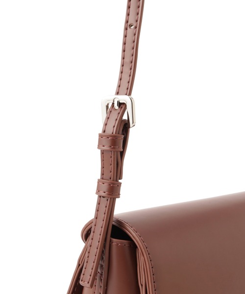 ADAM ET ROPE'（アダムエロペ）の「フラップミニショルダーバッグ（ショルダーバッグ・レディース・ブラック/ブラウン・FREE）」の11枚目の写真