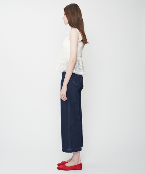 ME COUTURE（ミークチュール）の「シフォンレースピンタックブラウス（シャツ/ブラウス・レディース・アイボリー/ピンク・FREE）」の4枚目の写真