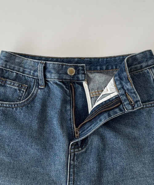 CANAL JEAN（キャナルジーン）の「El mar　ツイルキュロットパンツ（デニムパンツ・レディース・インディゴブルー/ブラウン/ブラック・SMALL/MEDIUM/LARGE）」の14枚目の写真