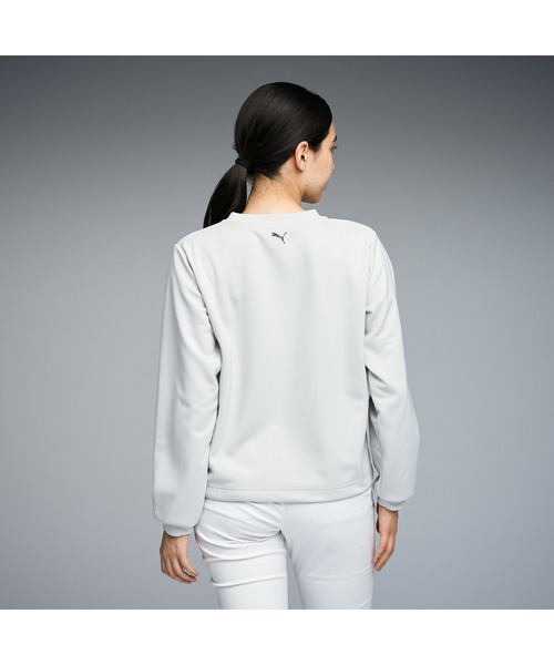 PUMA(プーマ)の「PUMA プーマ ウィメンズ ゴルフ PB クルーネック プルオーバー(スウェット・レディース・ブラック/アッシュ・MEDIUM/LARGE/X-LARGE/SMALL)」の16枚目の写真