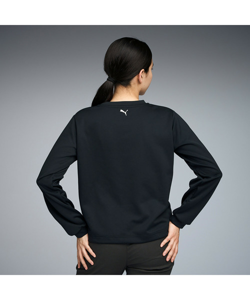 PUMA(プーマ)の「PUMA プーマ ウィメンズ ゴルフ PB クルーネック プルオーバー(スウェット・レディース・ブラック/アッシュ・MEDIUM/LARGE/X-LARGE/SMALL)」の9枚目の写真