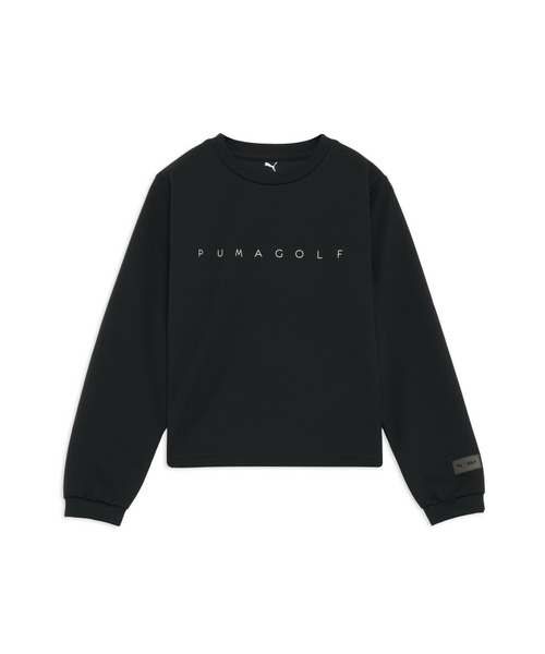 PUMA(プーマ)の「PUMA プーマ ウィメンズ ゴルフ PB クルーネック プルオーバー(スウェット・レディース・ブラック/アッシュ・MEDIUM/LARGE/X-LARGE/SMALL)」の7枚目の写真