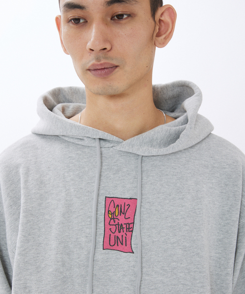 Mark Gonzales（マーク・ゴンザレス）の「MARK GONZALES / マークゴンザレス フードパーカー（パーカー・メンズ・ネイビー/ブラック/チャコールグレー/ホワイト・MEDIUM/LARGE）」の12枚目の写真