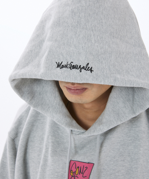 Mark Gonzales（マーク・ゴンザレス）の「MARK GONZALES / マークゴンザレス フードパーカー（パーカー・メンズ・ネイビー/ブラック/チャコールグレー/ホワイト・MEDIUM/LARGE）」の13枚目の写真