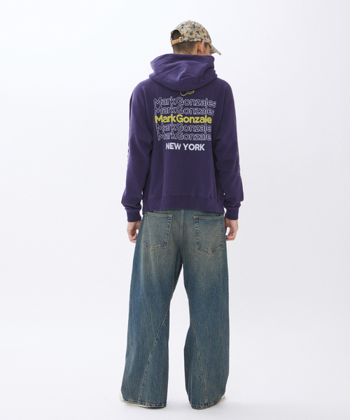 Mark Gonzales（マーク・ゴンザレス）の「MARK GONZALES / マークゴンザレス フードパーカー（パーカー・メンズ・ネイビー/ブラック/チャコールグレー/ホワイト・MEDIUM/LARGE）」の18枚目の写真