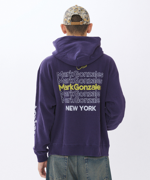 Mark Gonzales（マーク・ゴンザレス）の「MARK GONZALES / マークゴンザレス フードパーカー（パーカー・メンズ・ネイビー/ブラック/チャコールグレー/ホワイト・MEDIUM/LARGE）」の21枚目の写真
