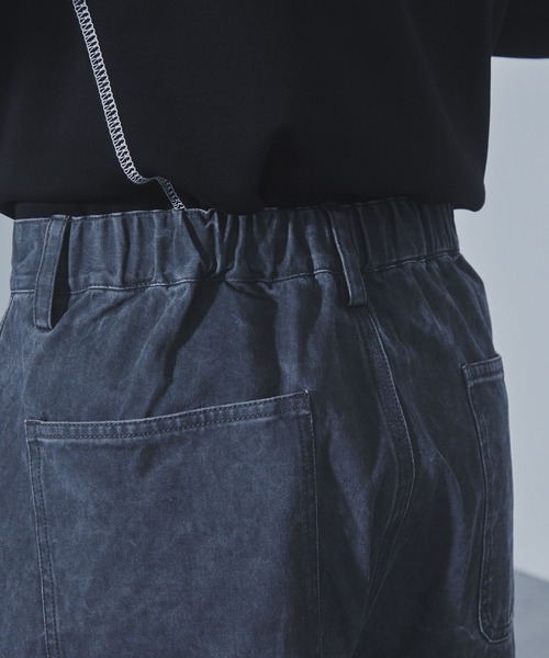 SLICK(スリック)の「【SLICK/スリック】Pigment Dye Double Knee Painter Pants/ピグメントダイダブルニーペインターパンツ/ セットアップ(その他パンツ・メンズ・ブラウン/ブラック・1/2/3)」の10枚目の写真