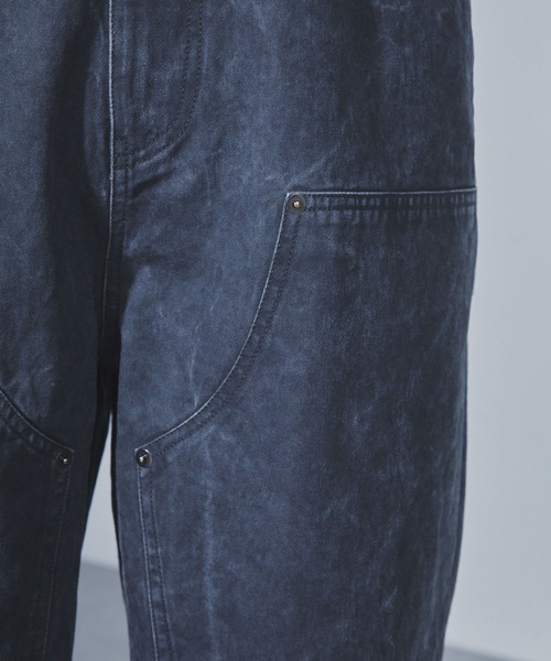 SLICK(スリック)の「【SLICK/スリック】Pigment Dye Double Knee Painter Pants/ピグメントダイダブルニーペインターパンツ/ セットアップ(その他パンツ・メンズ・ブラウン/ブラック・1/2/3)」の13枚目の写真