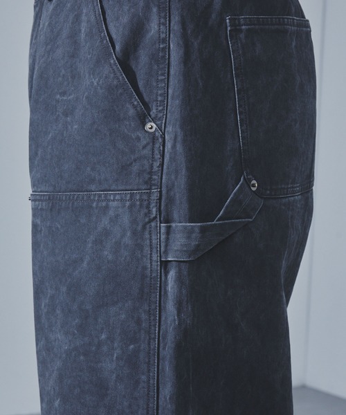 SLICK(スリック)の「【SLICK/スリック】Pigment Dye Double Knee Painter Pants/ピグメントダイダブルニーペインターパンツ/ セットアップ(その他パンツ・メンズ・ブラウン/ブラック・1/2/3)」の14枚目の写真