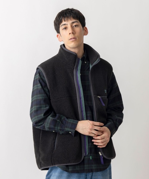 【 L.L.Bean 】 エルエル・ビーン ボアフリースベストJKT ネイビー - 美品  エルエルビーン ハイパイル フリース ボア