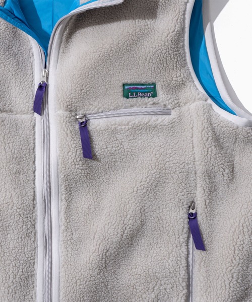 L.L.Bean(エルエルビーン)の「【JAPAN EDITION】トップシャム・ボア・フリース・ベスト(ベスト・メンズ・ライトグレー/ブラック系・SMALL/MEDIUM/LARGE)」の20枚目の写真