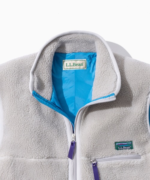 L.L.Bean(エルエルビーン)の「【JAPAN EDITION】トップシャム・ボア・フリース・ベスト(ベスト・メンズ・ライトグレー/ブラック系・SMALL/MEDIUM/LARGE)」の18枚目の写真