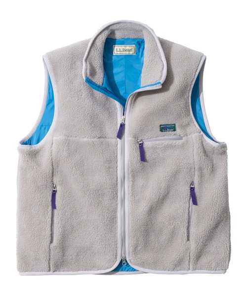 L.L.Bean(エルエルビーン)の「【JAPAN EDITION】トップシャム・ボア・フリース・ベスト(ベスト・メンズ・ライトグレー/ブラック系・SMALL/MEDIUM/LARGE)」の17枚目の写真