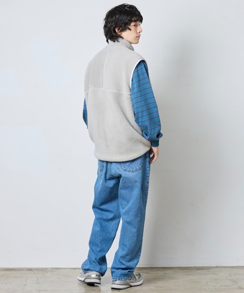 L.L.Bean(エルエルビーン)の「【JAPAN EDITION】トップシャム・ボア・フリース・ベスト(ベスト・メンズ・ライトグレー/ブラック系・SMALL/MEDIUM/LARGE)」の13枚目の写真