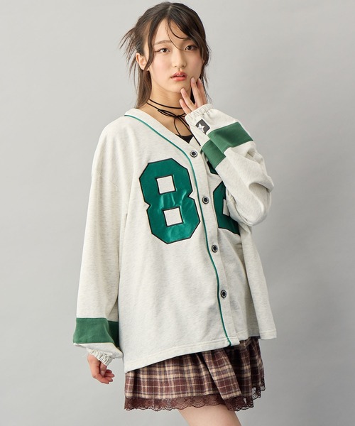 BISKEE（ビスキー）の「ベースボールシャツ（シャツ/ブラウス・キッズ・ネイビー/オフホワイト・160cm/150cm/140cm/130cm）」の9枚目の写真