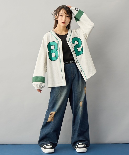 BISKEE（ビスキー）の「ベースボールシャツ（シャツ/ブラウス・キッズ・ネイビー/オフホワイト・160cm/150cm/140cm/130cm）」の22枚目の写真