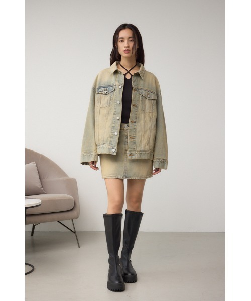 AZUL by moussy(アズールバイマウジー)の「VENUSストレッチロングブーツ 靴(ブーツ・レディース・ブラック・SMALL/MEDIUM/LARGE)」の4枚目の写真