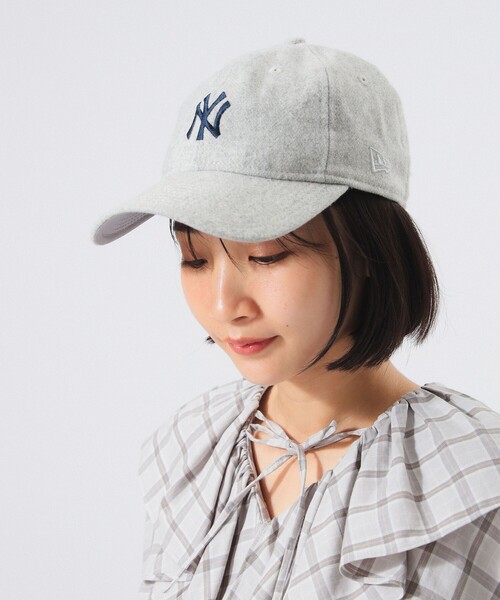 NEW ERA(ニューエラ)の「【1/15値下げ】【別注】NEW ERA / メルトン 940 MLB キャップ(キャップ・レディース・グレー/ネイビー/ホワイト・ONE SIZE)」の1枚目の写真