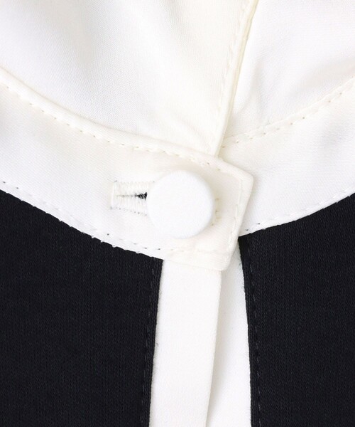 allureville(アルアバイル)の「ファンクショナルカットプルオーバー(Tシャツ/カットソー・レディース・ブラック/オフホワイト・2)」の5枚目の写真