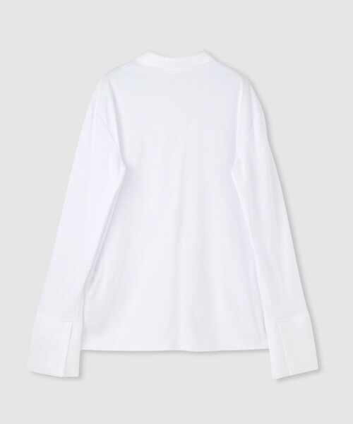 allureville(アルアバイル)の「ファンクショナルカットプルオーバー(Tシャツ/カットソー・レディース・ブラック/オフホワイト・2)」の8枚目の写真