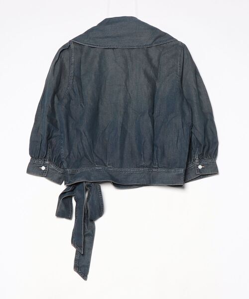 RRL(ダブル アール エル)の「インディゴ デニム ラップ ブラウス(シャツ/ブラウス・レディース・ネイビー系1・1/2/3/4/5)」の2枚目の写真