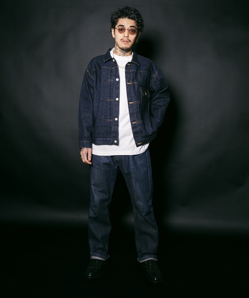 Subciety(サブサエティ)の「Japan denim jkt 47'(デニムジャケット・メンズ・インディゴブルー・SMALL/MEDIUM/LARGE/X-LARGE)」の7枚目の写真