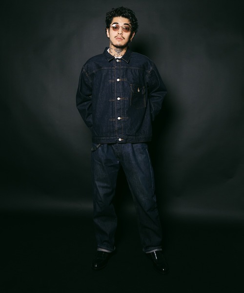 Subciety(サブサエティ)の「Japan denim jkt 47'(デニムジャケット・メンズ・インディゴブルー・SMALL/MEDIUM/LARGE/X-LARGE)」の9枚目の写真