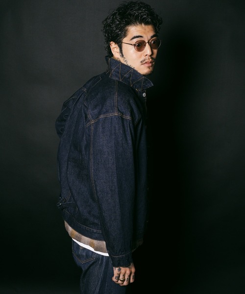 Subciety(サブサエティ)の「Japan denim jkt 47'(デニムジャケット・メンズ・インディゴブルー・SMALL/MEDIUM/LARGE/X-LARGE)」の12枚目の写真