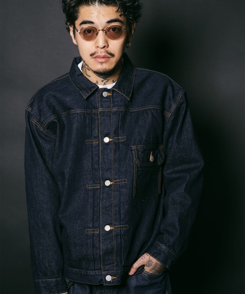 Subciety(サブサエティ)の「Japan denim jkt 47'(デニムジャケット・メンズ・インディゴブルー・SMALL/MEDIUM/LARGE/X-LARGE)」の19枚目の写真